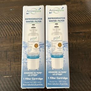 Arrowpure refrigerator water filter and air filter
